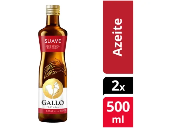 Kit Azeite de Oliva Gallo Tipo Único 500ml - 2 Unidades - Imagem 2