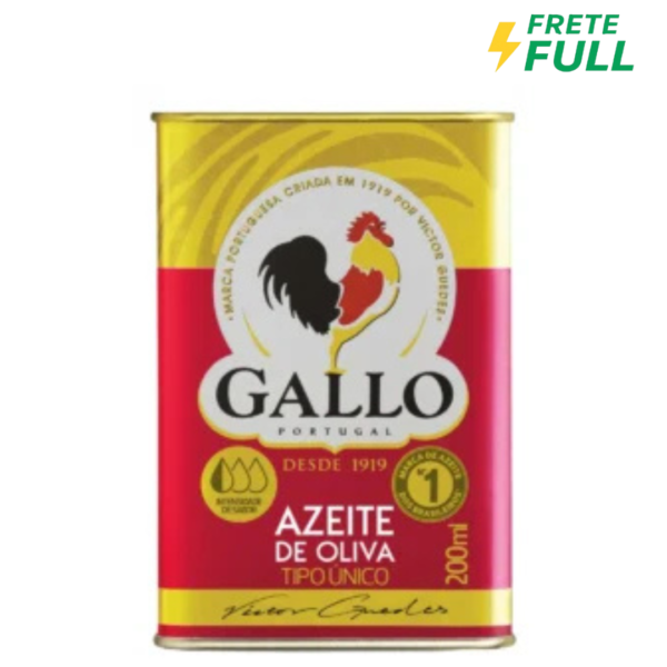 Azeite de Oliva Tipo Único Suave Português Gallo Lata 200ml