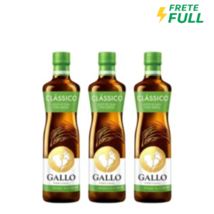 Kit Azeite de Oliva Gallo Clássico Extravirgem - 3 Unidades de 500ml Cada