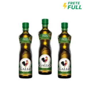 Kit 3 Azeites de Oliva Gallo Extra Virgem 500ml