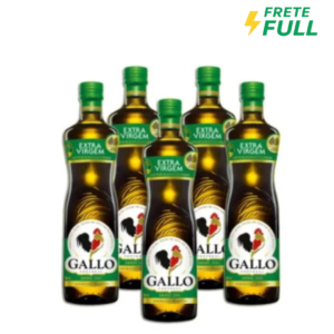 Azeite De Oliva Extra Virgem Clássico Português Gallo Kit 5