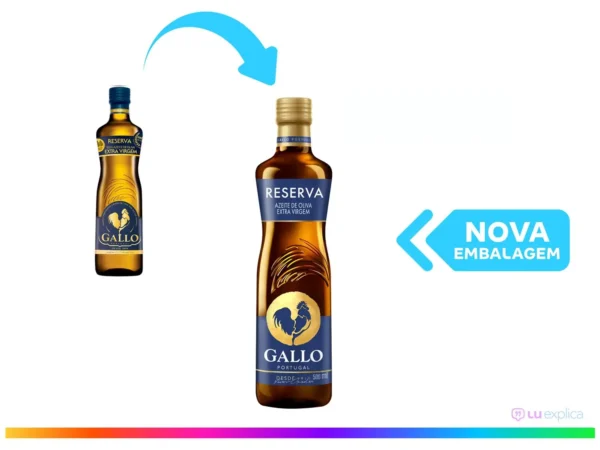 Kit Azeite de Oliva Gallo 3 Unidades - Tipo Único 500ml + Clássico 500ml + Reserva 500ml - Imagem 2