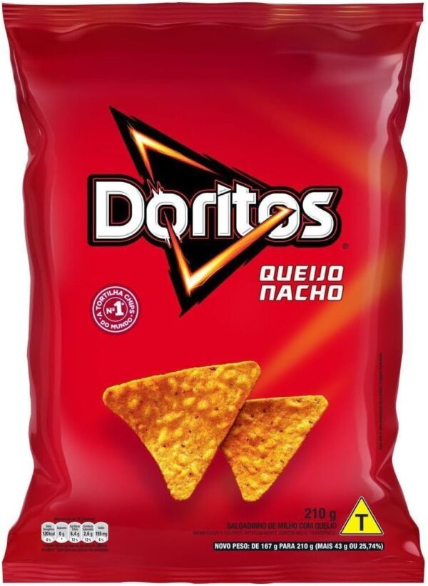 Salgadinho Queijo Nacho Doritos 210G - Imagem 4