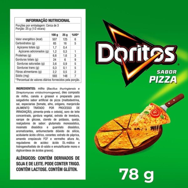 Salgadinho Doritos Pizza 78G - Imagem 2