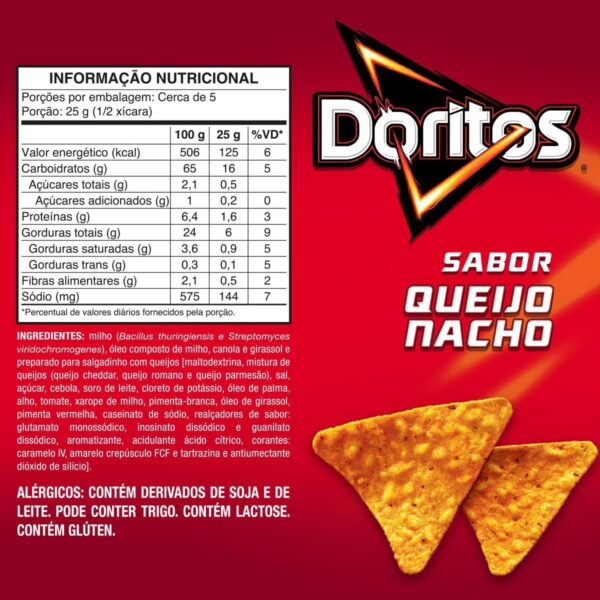 Salgadinho Queijo Nacho Doritos 120G - Imagem 3