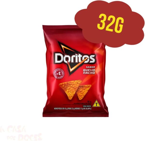 Doritos Queijo Nacho Elma Chips Pequeno Kit 10 Pacotes - Imagem 6