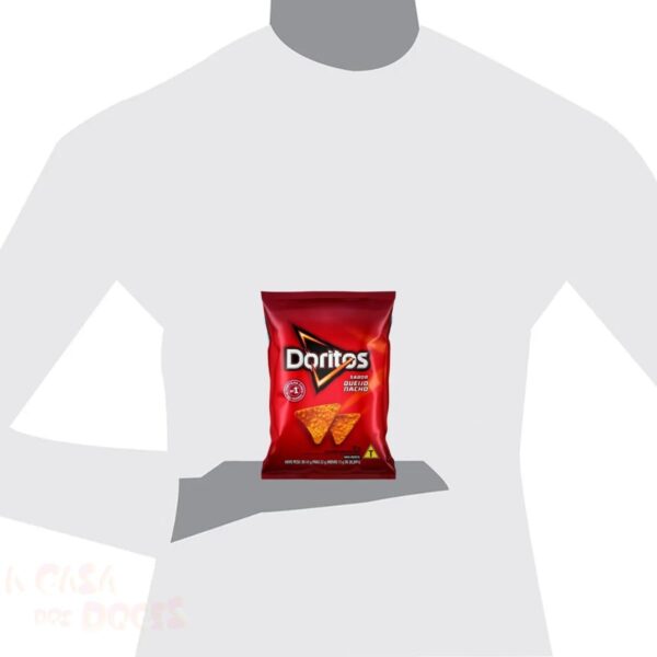 Doritos Queijo Nacho Elma Chips Pequeno Kit 10 Pacotes - Imagem 7
