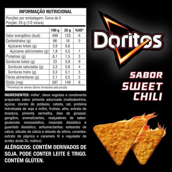 Salgadinho Sweet Chili Doritos 120G - Imagem 2